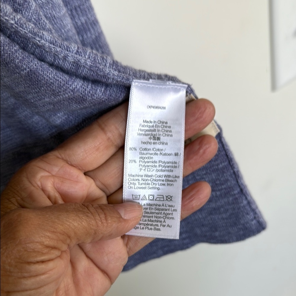 Madewell Women's Blue Open-Front Sweater - Picture 6 of 10